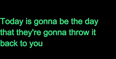 Oasis - Wonderwall, Karaoke with Lyrics