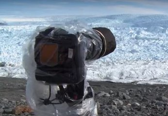 Mira lo que captó una cámara instalada en glaciar de Groenlandia