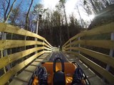 Smoky Mountain Alpine Coaster ROLLER COASTER POV Pigeon Forge Tennessee