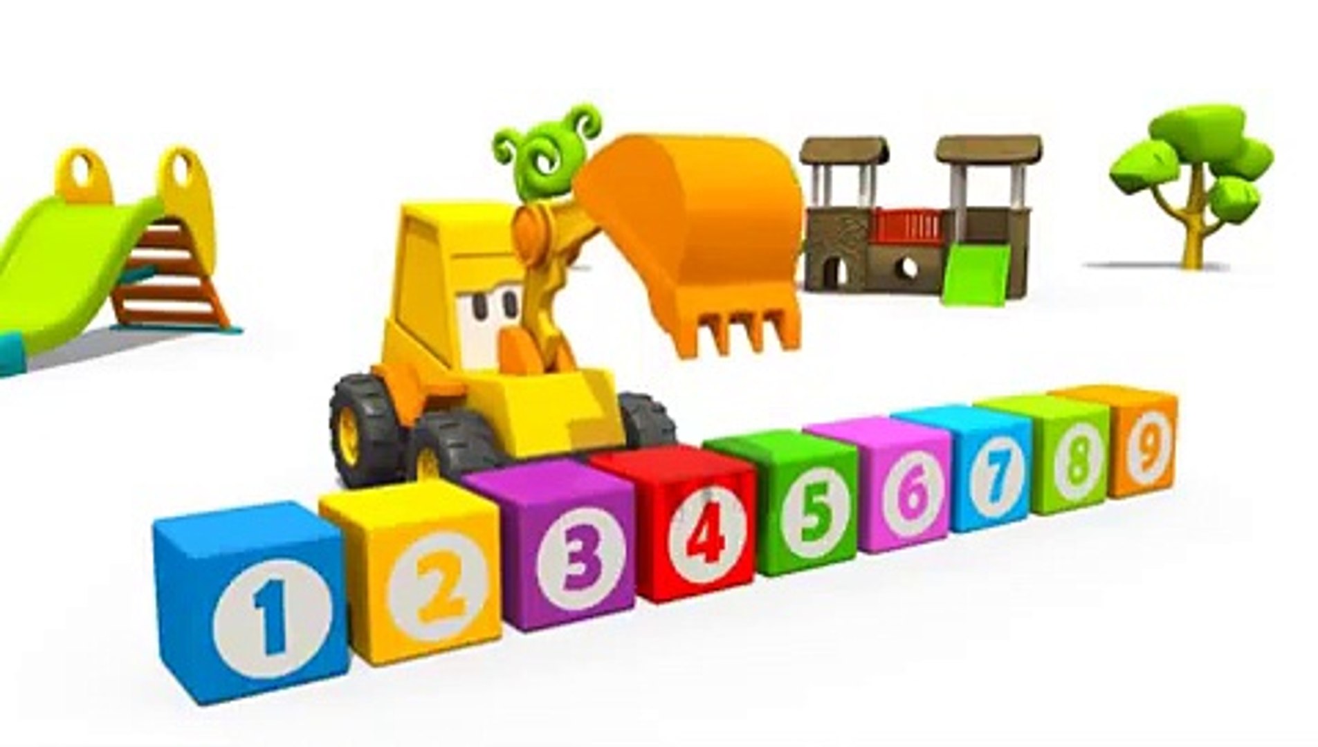 Kid's CONSTRUCTION TOYS CHRISTMAS MUSIC! Excavator Max's Song! Educational Music Videos fo
