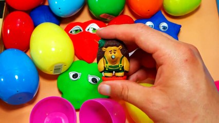 Surprise eggs Play Doh videos playdough videos for children cars 2 toy story and more
