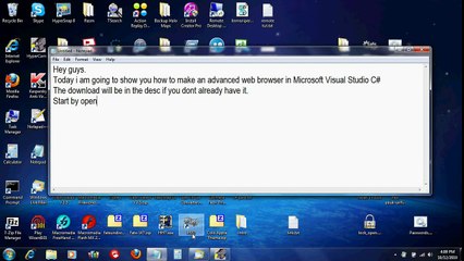 C# Web Browser Tutorial