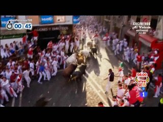 Tres heridos por asta de toro en un primer encierro de San Fermin 2015 rápido y accidentado