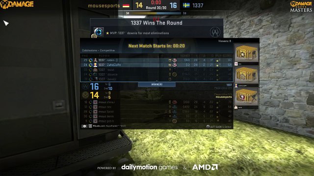 dabo0 - 99DMG Masters Playoffs: 1337 vs mouz @18CEST + the winner vs dignitas @21CEST (REPLAY)