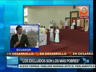 Expertos: Papa reivindica en su discurso "la revolución en Ecuador"