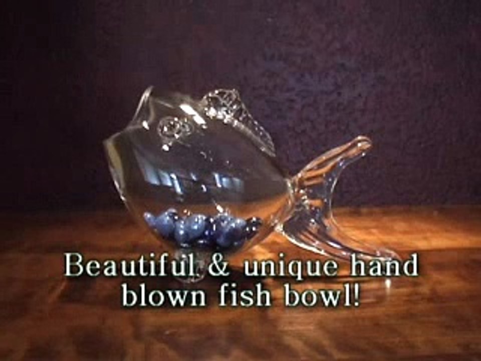 Fish shaped fish bowl