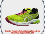 Asics Gel-Phoenix 6 Womens Running Shoes Green (Lime/Silver/Magenta 8993) 6 UK