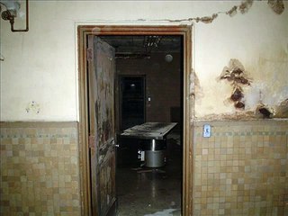 REAL CCTV CAMERA CATCHES A GHOST IN OLD MORGUE