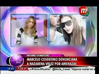 Cosentino denuncia a Nazarena por amenazas