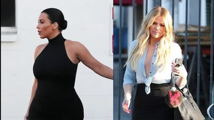 Kim et Khloe Kardashian sont fabuleuses pour une journée en studio