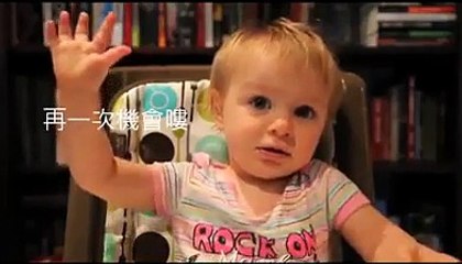 Little cute girl playing Dad!