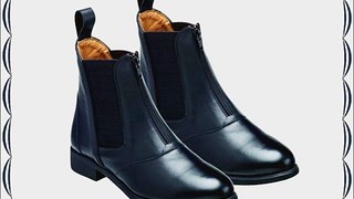 Women's Harry Hall Hartford Zip Jodhpur Boot - Black Size 7