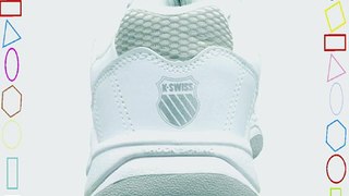 K-Swiss Womens GRANCOURT II CARPET Tennis Shoes White Wei? (White/Silver) Size: 39.5