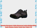 Mountain Warehouse Pebble Waterproof IsoGrip Walking Hiking Suede Womens Comfort Suede Shoe