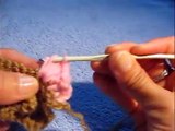 Punto Popcorn en tejido crochet tutorial paso a paso.