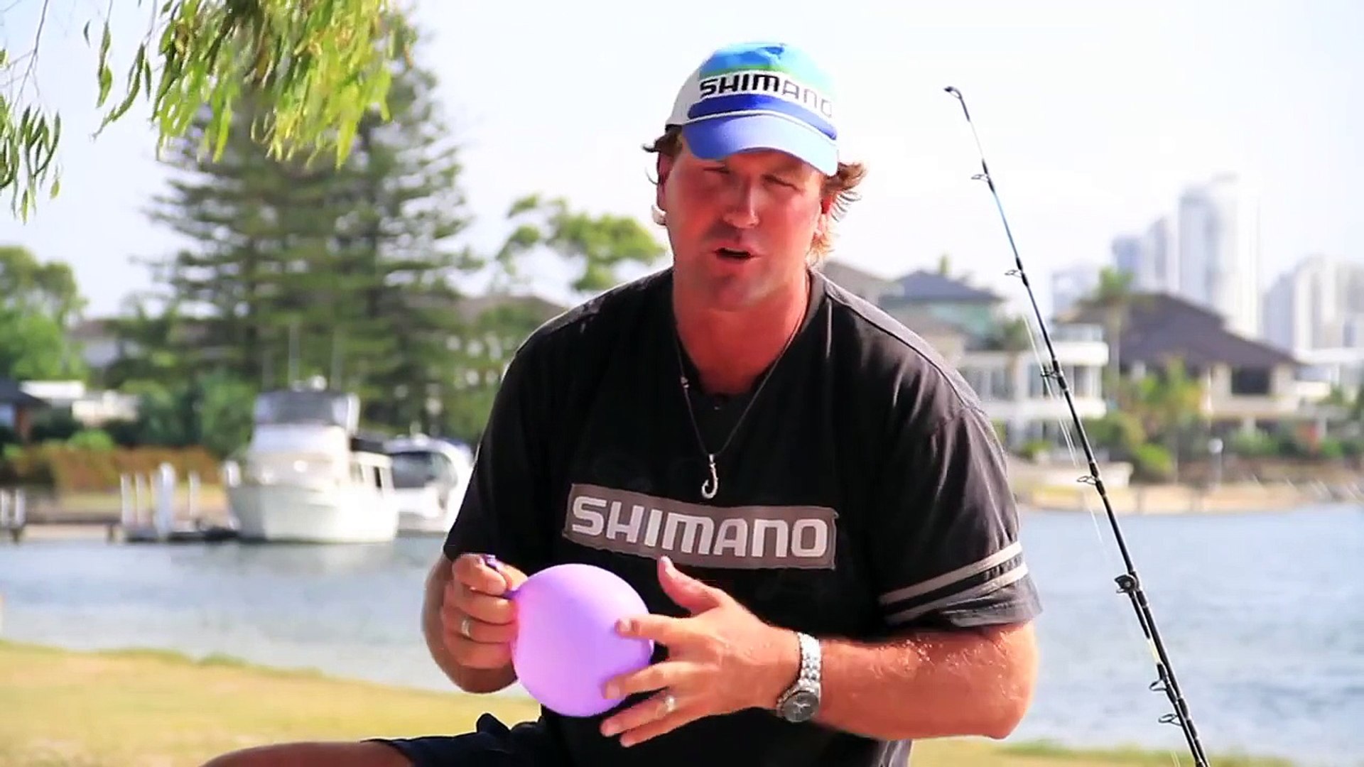 How to tie a balloon onto a fishing line - video Dailymotion