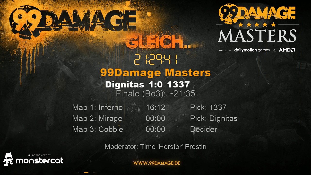 99DAMAGE Masters #2 mit Horstor - German Stream (REPLAY)