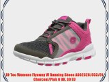 Hi-Tec Womens Flyaway W Running Shoes A002526/053/01 Charcoal/Pink 6 UK 39 EU