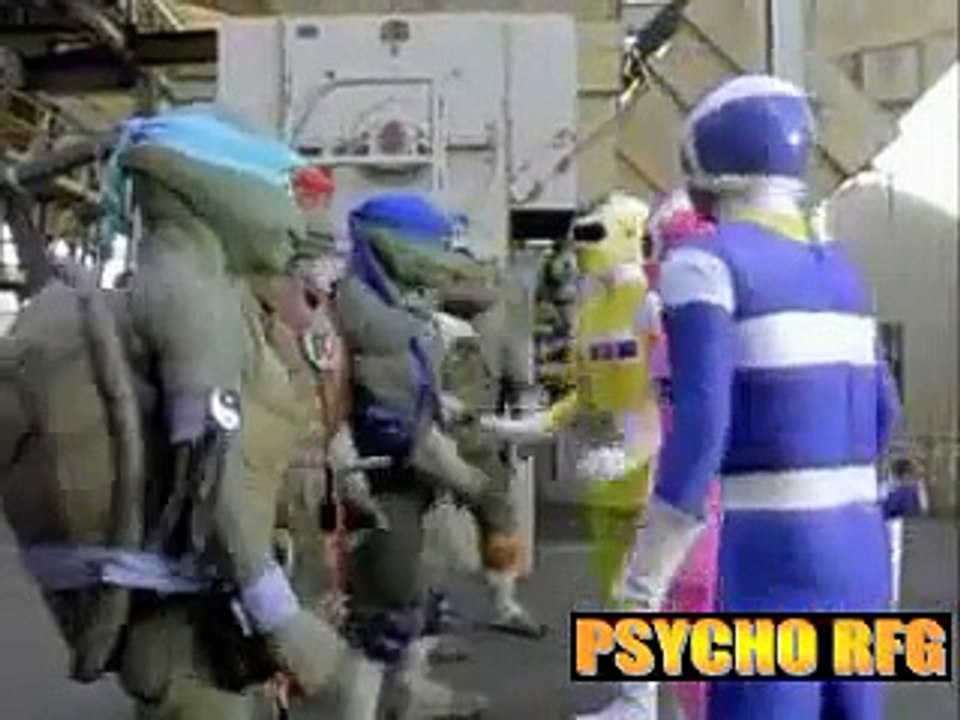 Power Rangers In Space & Ninja Turtles (by Psycho RFG)