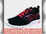 Reebok Womens REALFLEX SCREAM 2.0 Running Shoes Black Schwarz (BLACK/CORAL CONTRAST/WHITE)