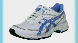 Asics Gel Fitwalk Lyte (D) White/Soft Blue/Silver Walking Shoe Q156Y 0140 3 UK