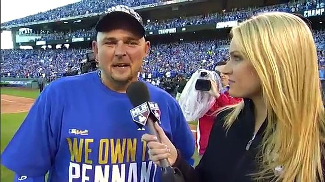 Royals Locker Room Celebration After Winning 2014 ALCS
