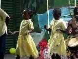 Garifuna girls dancing group in Festival Garifuna, Nicaragua