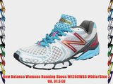 New Balance Womens Running Shoes W1260WB3 White/Blue 5 UK 37.5 EU