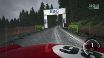DiRT Rally Wales 2nd stage - flat tyre incident with Mini
