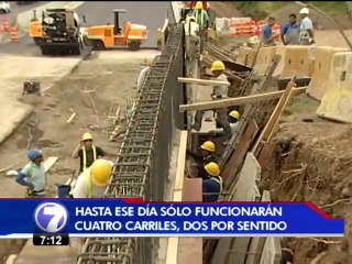 Paso por hueco de Circunvalación se habilitará por completo el 6 de mayo