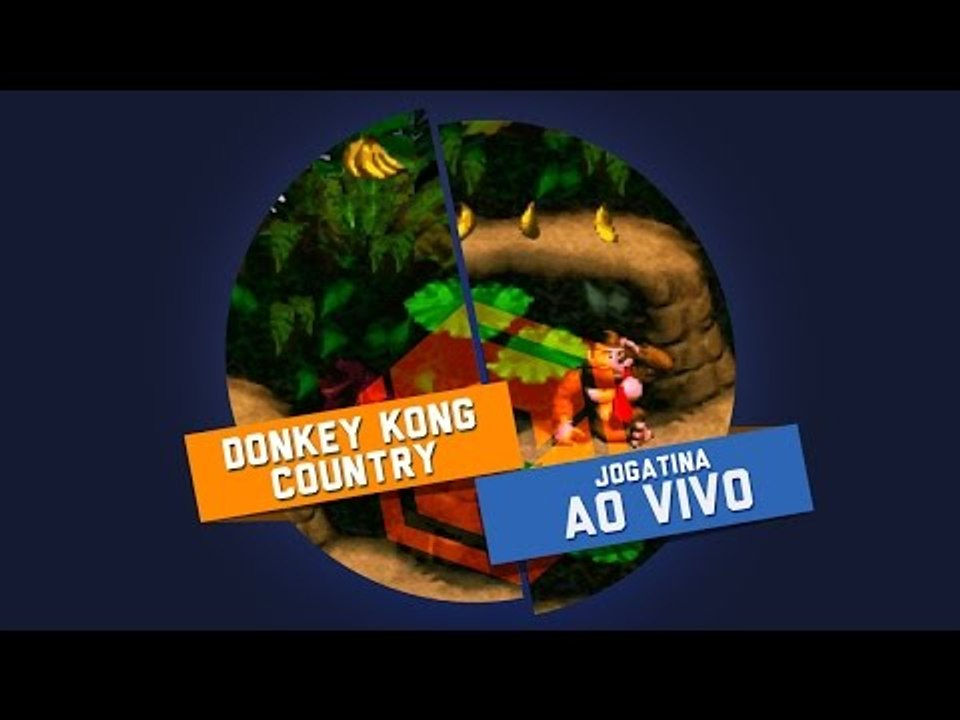[Tô Véio] Donkey Kong Country (SNES) - Gameplay Ao Vivo!