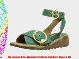 Fly London Trio Women's Fashion Sandals Aqua 3 UK