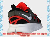 Nike Free Run 2 (GS) Laufschuhe black-white-dark grey-lite crimson - 385