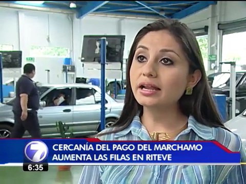 Vehículos rezagados y cercanía de marchamo aumentan filas en Riteve