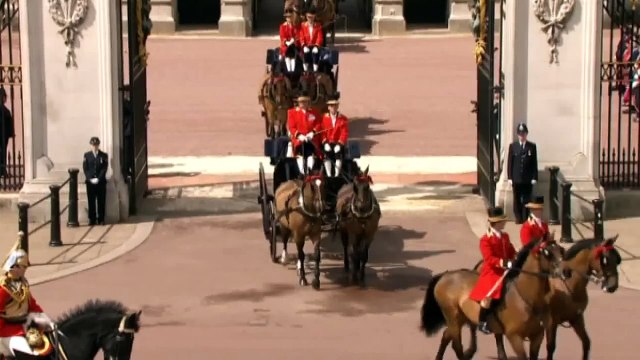 Kate at Trooping the Colour - Duchess of Cambridge's last public appearance before giving birth
