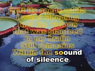Karaoke the sound of silence Simon garfunkel.mp4