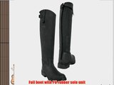 Toggi Calgary Long Leather Riding Boot With Full Zip Wide Leg Fitting In Black Size: 5 (EU