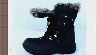 Women's Skills 100% Waterproof Winter Snow Walking Boots Lace Black Size UK 5 Euro 38