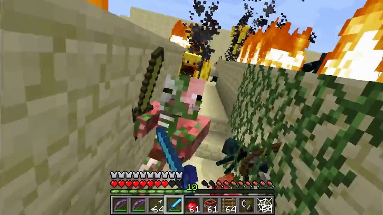 La guerre des tranchée Minecraft