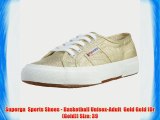 Superga  Sports Shoes - Basketball Unisex-Adult  Gold Gold (Or (Gold)) Size: 39