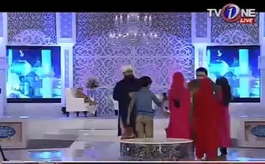 Muhammad Owais Raza Qadri Reciting Kalam With Child's in Ishq e Ramzan Sehri Transmission