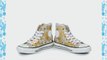 Converse All Star Leather 540370C Unisex Laced Leather Trainers Gold White - 5