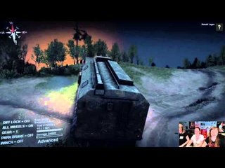 MENINAS JOGAM: Goat Simulator e Spintires - Gameplay ao vivo!