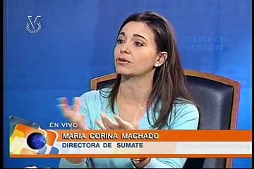 MARIA CORINA MACHADO EN VENEVISION - PRIMARIAS ARAGUA
