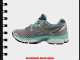 Asics Women Gel Cumulus 14 Ladies Running Shoes Lghtng/Char/Aqu UK 3