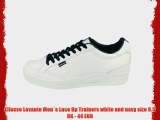 Ellesse Levanto Men?s Lace Up Trainers white and navy size 9.5 UK - 44 EUR