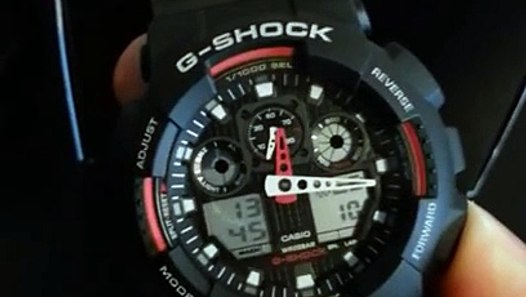how to sync analog and digital time on g shock ga 1000