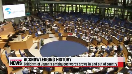 Criticism of Japan's ambiguous words growing in and out of country