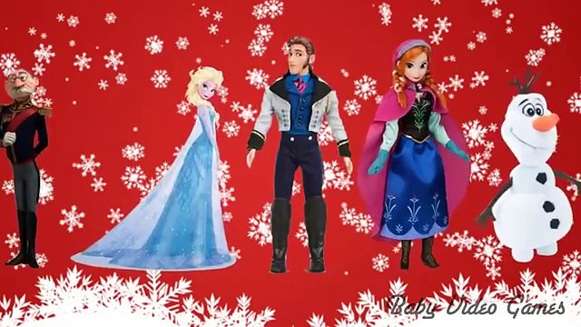 Frozen Disney princess Anna Elsa Kids Songs Nursery Rhymes | daddy finger Family