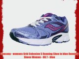 Saucony - womens Grid Cohesion 5 Running Shoe in blue Running Shoes Women - UK 7 - Blue